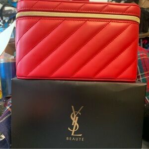 YSL Berry Crush Red Quilted Women's Bag